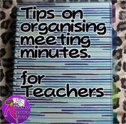 How to organise meeting notes for teachers