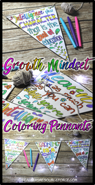 How to get your students positive about learning using Growth Mindset Pennants