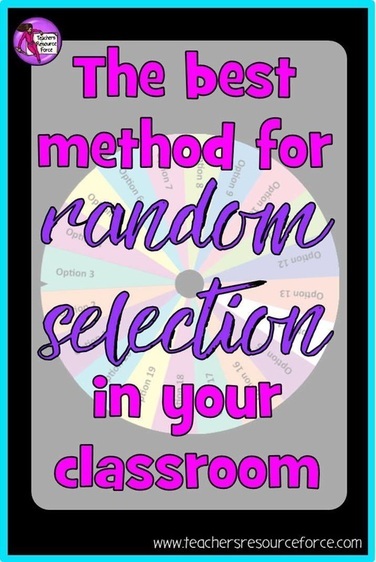 Random selection in the classroom | Teachers Resource Force