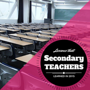 What this secondary teacher learned in 2015