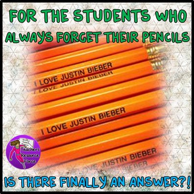 For the students who always forget their pencils