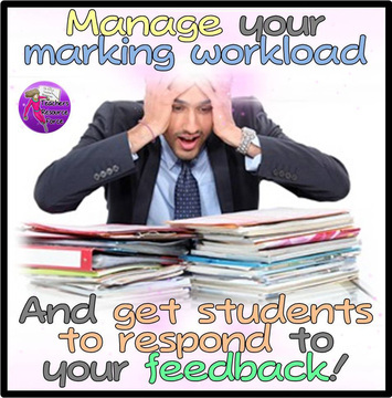Manage marking workload and get students to respond to feedback
