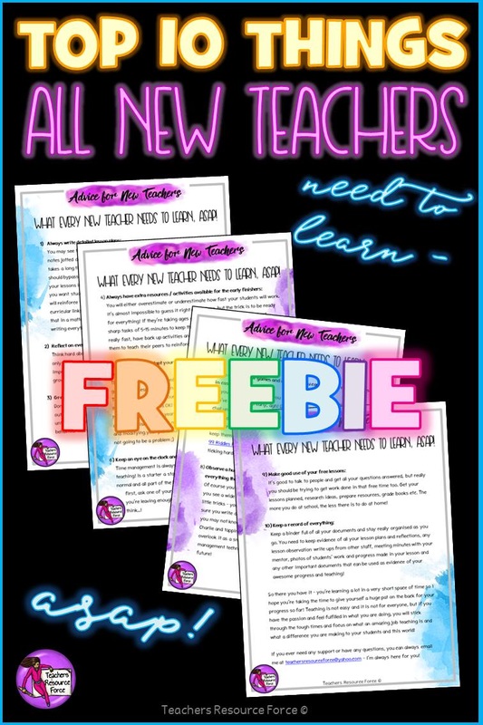 Top 10 things all teachers need to learn freebie