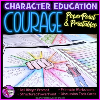 Character Education: Courage lesson for teens @resourceforce