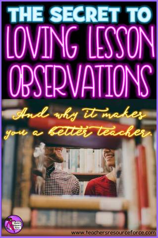 The secret to loving lesson observations @resourceforce