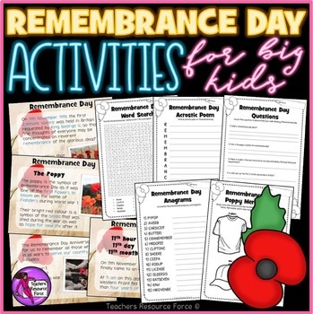 Remembrance Day Activities @resourceforce