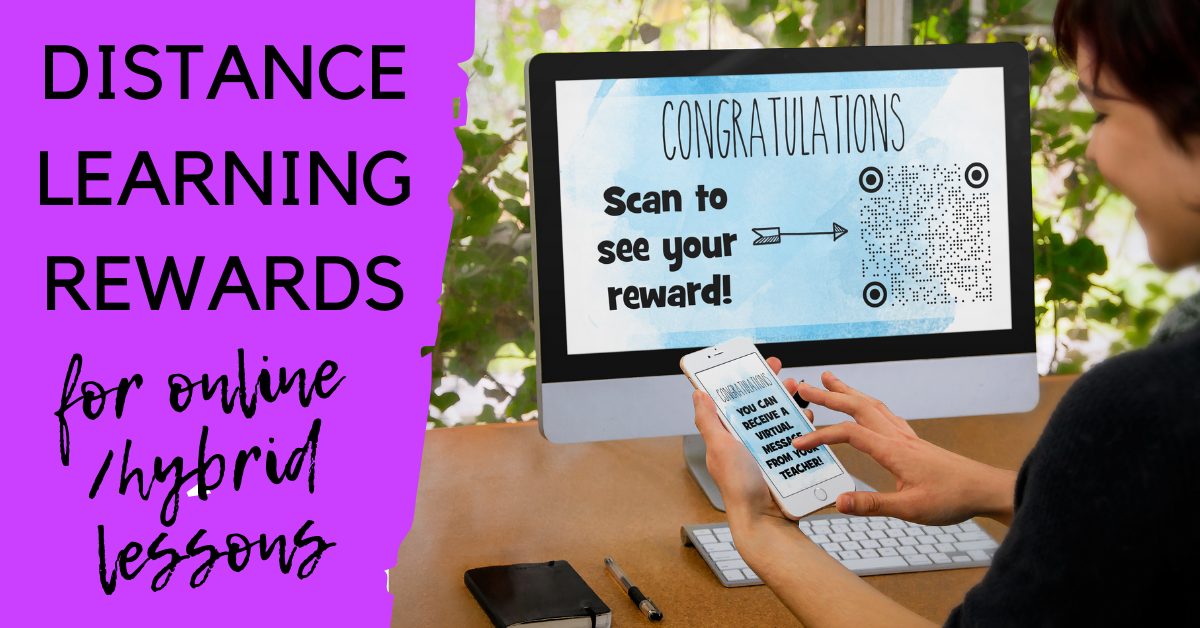 Distance learning digital rewards for online/hybrid learning | Teachers Resource Force