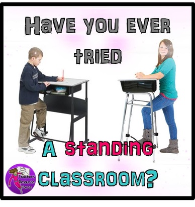 Do you ever have those lessons where your students just can't seem to sit still? Well here is a tip you might want to try - a standing classroom! www.teachersresourceforce.weebly.com