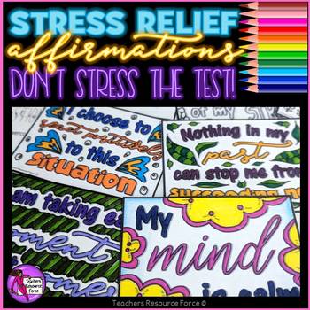 Don't stress the test | TeachersResourceForce.com