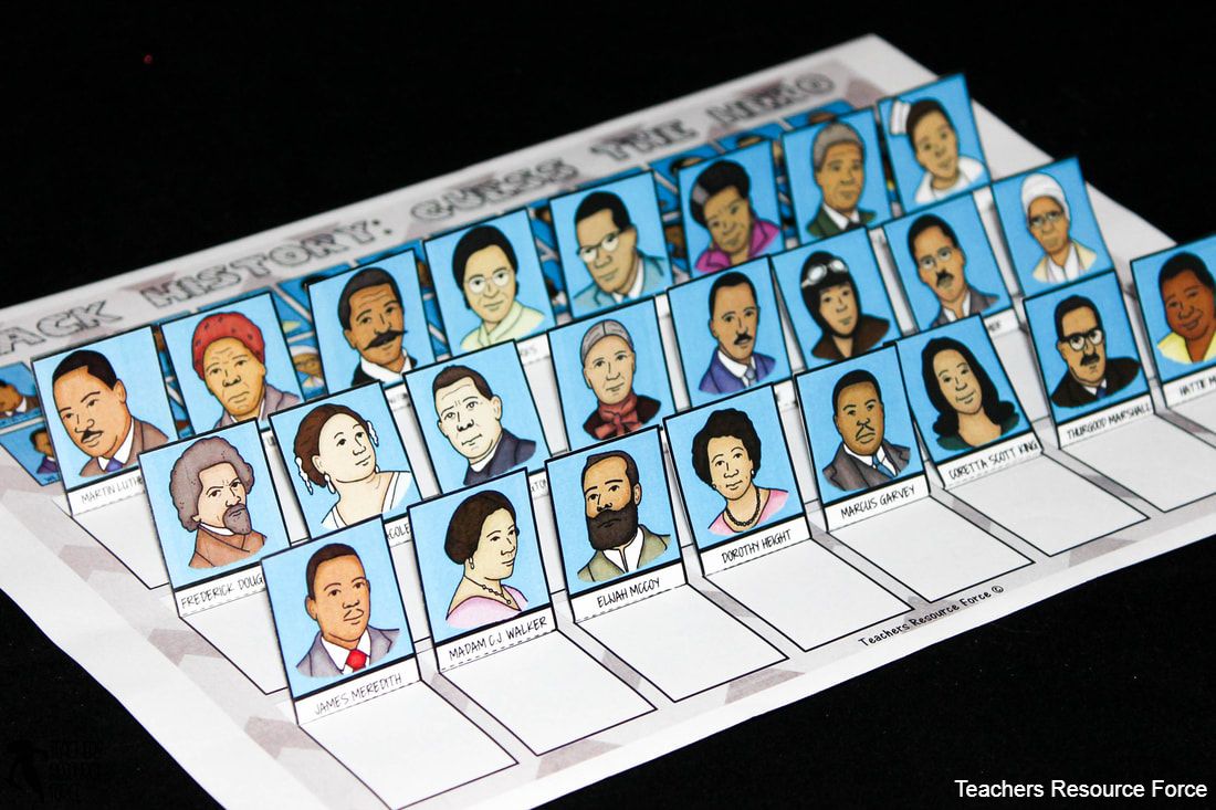 Guess Who Black History Month Game | Teachers Resource Force