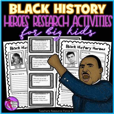 Black History Research Activities | Teachers Resource Force