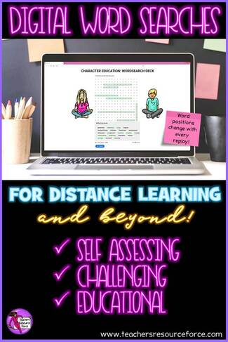Distance learning has been a dramatic learning curve for all schools around the planet. We've had to adapt teaching to a completely new style relying almost entirely on the internet! It can be challenging setting tasks, getting students to complete them and then grading them online.  In this article you will learn how to help your students (or indeed, your own children!) keep practicing their literacy in fun, enjoyable ways. These activities will not only keep your students / children entertained, but they will be developing new vocabulary and concentration skills too.  Keep reading to learn more about how digital word searches can work for you during distance learning, and beyond!