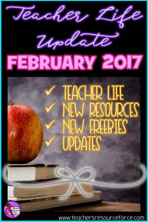 Teacher life updates: February 2017 @resourceforce