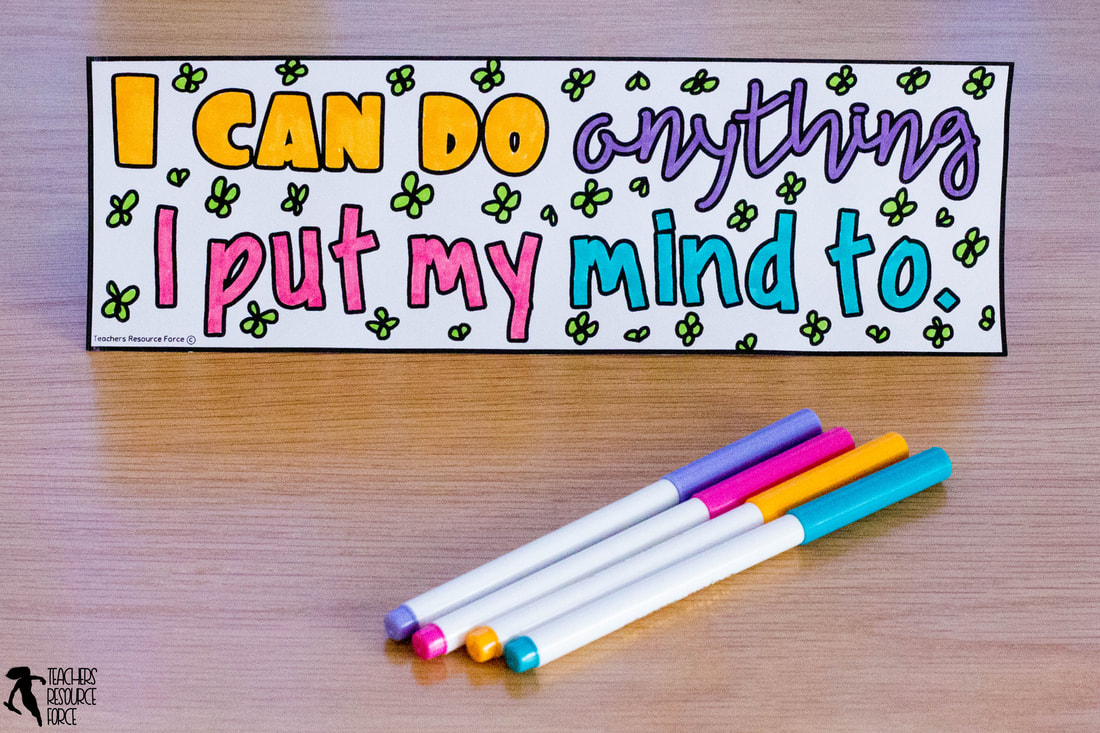 Help your students ease test stress with quote coloring table tents for testing motivation | Teachers Resource Force