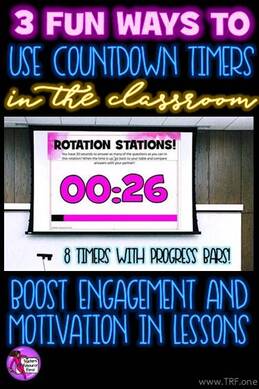3 fun ways to use countdown timers in the classroom | Teachers Resource Force
