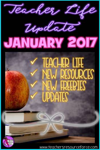 Teacher Life Update - January 2017 @resourceforce