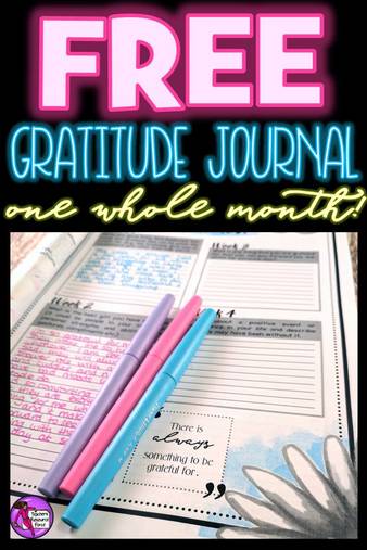 Gratitude is the antidote to almost any negative emotion! Encourage your students to take time every week to reflect on what they are grateful for and keep a record of it in this beautiful journal with prompts for guidance. It would even be great for you too! You can get this for free right now
