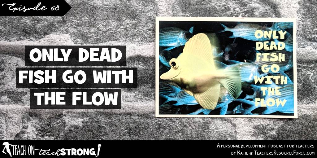 Only dead fish go with the flow | Teach On, Teach Strong Podcast